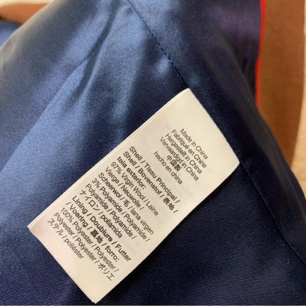 J Crew Double-breasted topcoat in Italian melton wool blend in brown - Picture 10 of 11